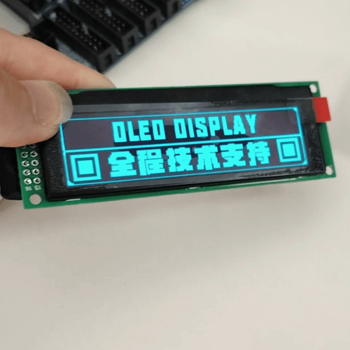 3.12寸蓝光OLED点阵屏程序代码调试